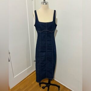 Wild Fable denim midi dress